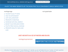 Tablet Screenshot of nonitogo.com
